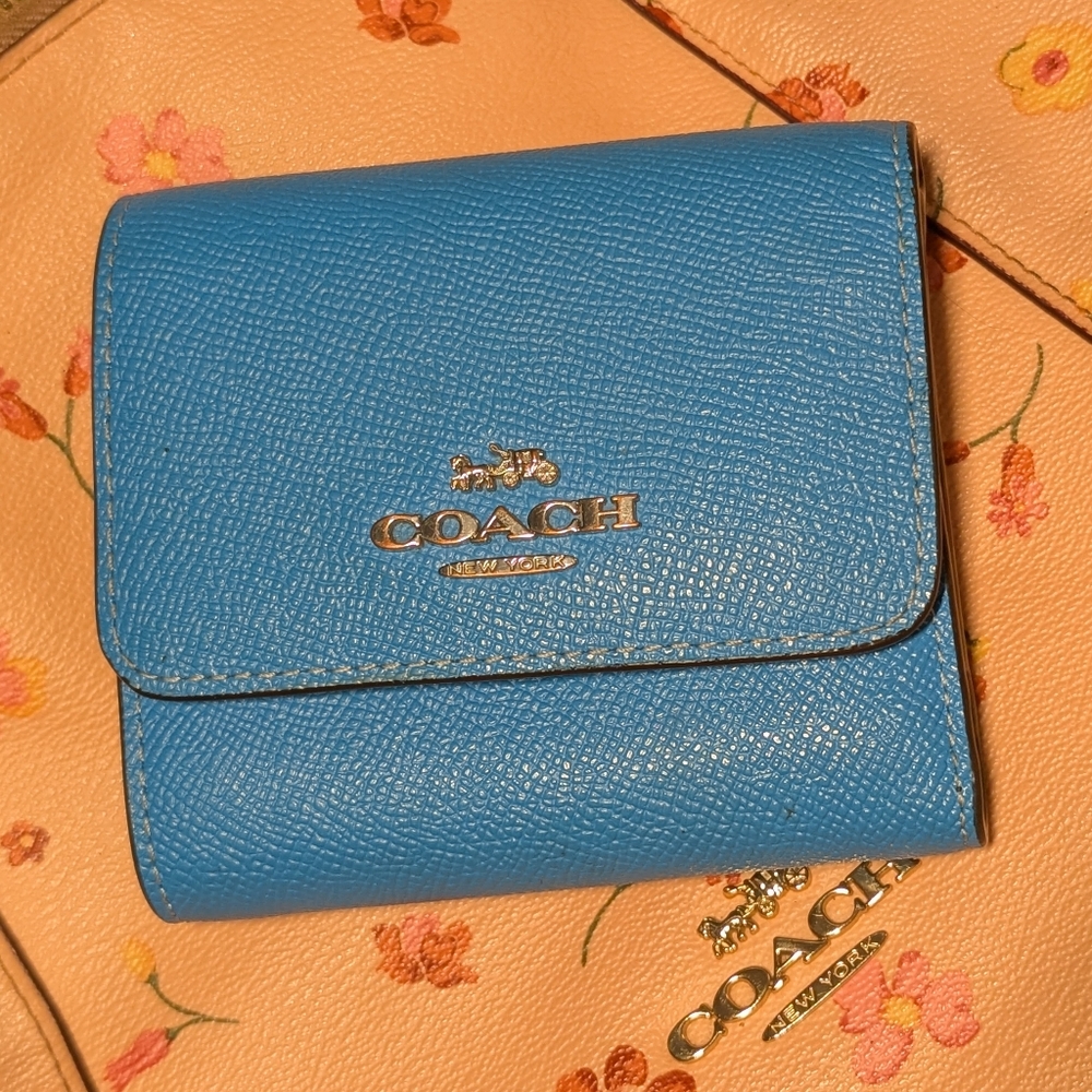 Coach Blue Wallet for Women